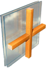 Kamphoog Holzfenster-Sprossen