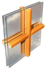Kamphoog Holzfenster-Sprossen