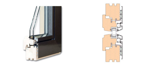 Kamphoog Holz-Alu Linear
